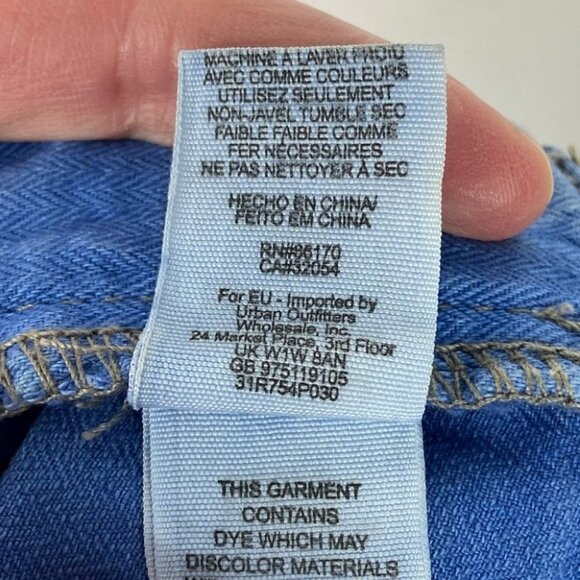 Free People High Rise Light Blue Skinny Jeans Size 24 Denim Zipper Fly Boho Jean - Picture 9 of 13